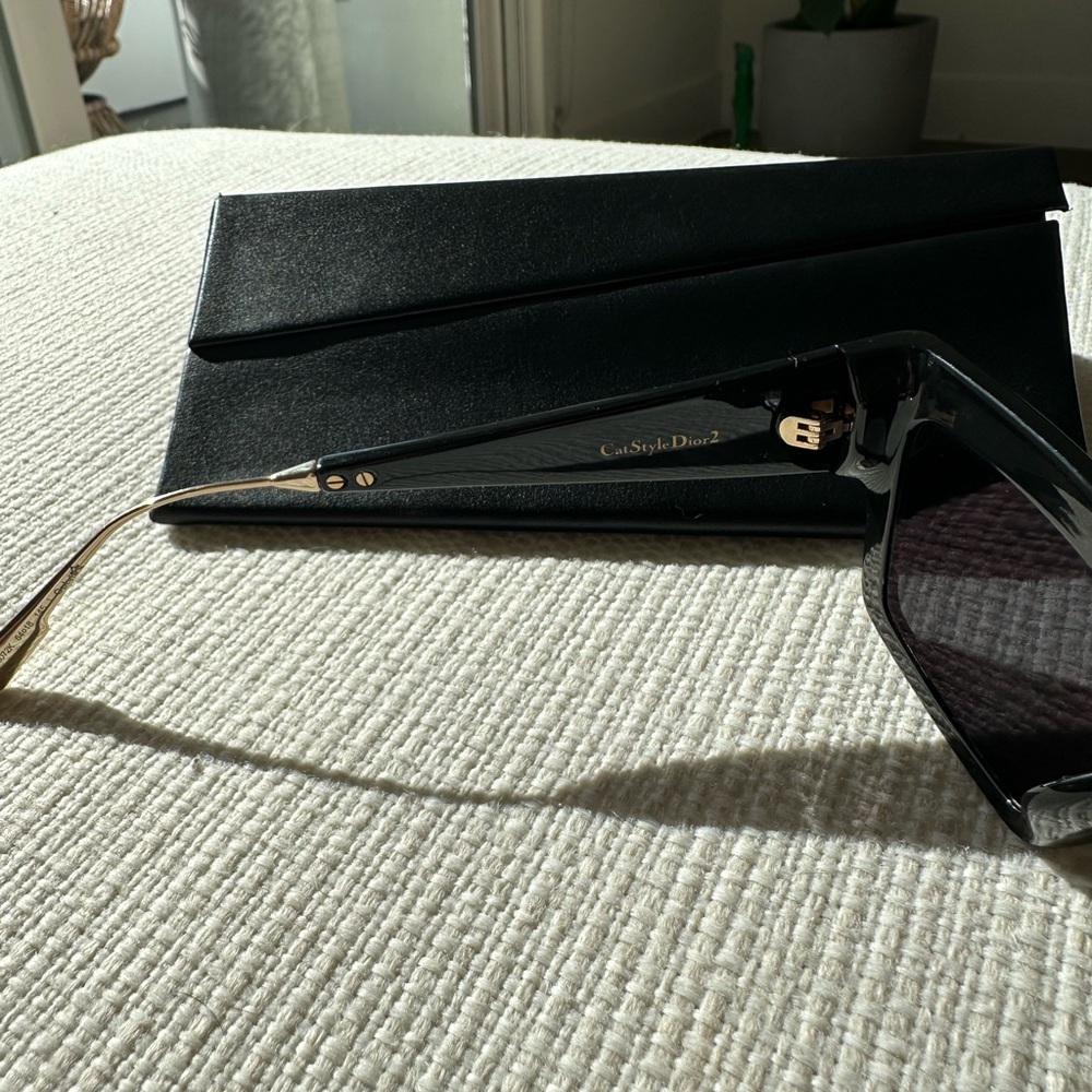 Christian Dior Women’s Black Sunglasses - Picture 5 of 8